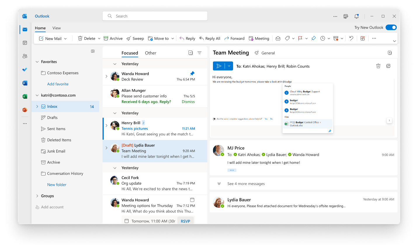 Use @mnetions to locate files