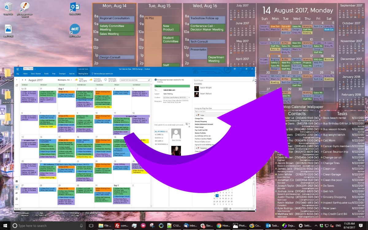 Outlook Calendar Picture, Wallpaper, Background Windows
